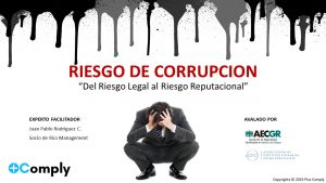 Portada del webinar Riesgo de Corrupción