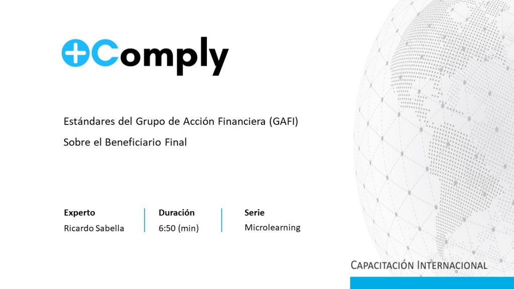 Estándares del GAFI Sobre el Beneficiario Final Plus Comply